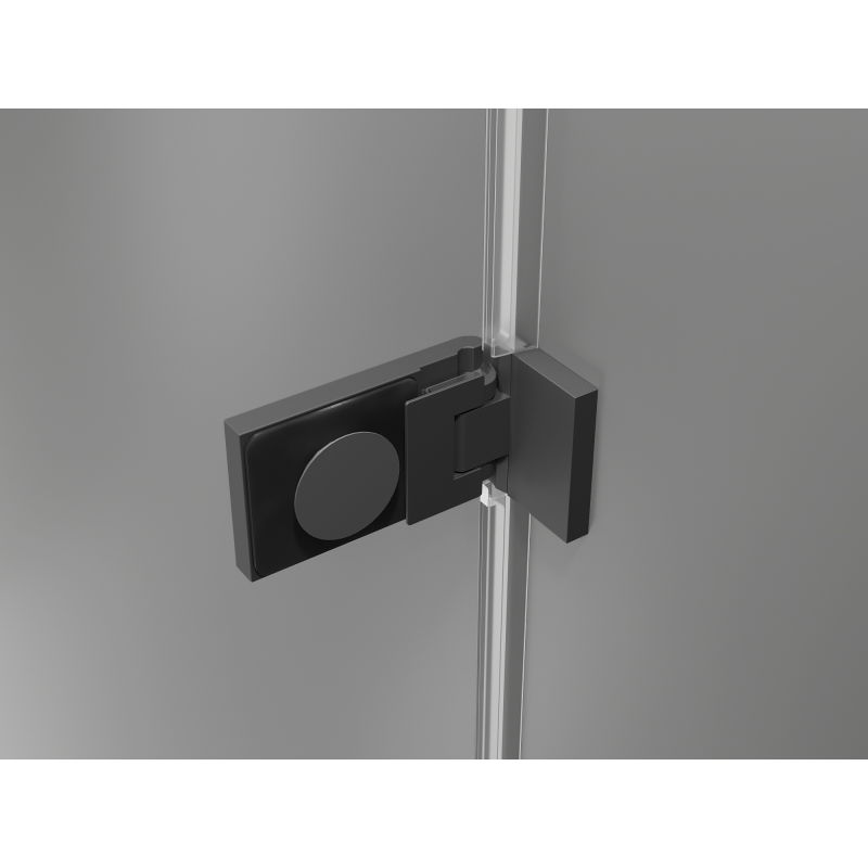 Mexen Lunar-F vouwdeur voor douche rechts 80 cm, transparant, gepolijst metaal - 836-080-000-95-00-P