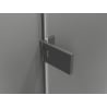 Mexen Lunar-F duššiuksed kokkuklapitavad parempoolsed 100 cm, läbipaistev, gun metal - 836-100-000-95-00-P