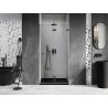Mexen Lunar-F duššiuksed kokkuklapitavad parempoolsed 100 cm, läbipaistev, gun metal - 836-100-000-95-00-P