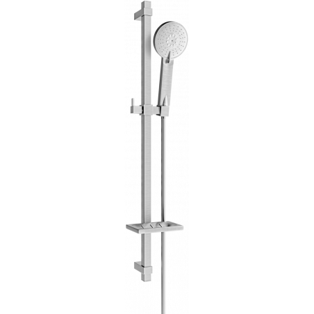 Mexen DQ40 ensemble de douche coulissant, gris canon brossé - 785404581-66