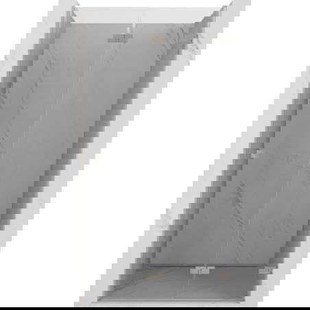 Mexen Lunar-F Faltbare Duschkabine rechts 75 cm, transparent, gebürsteter Nickel - 836-075-000-97-00-P