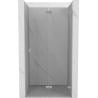 Mexen Lunar-F drzwi prysznicowe składane prawe 85 cm, transparent, nikiel szczotkowany - 836-085-000-97-00-P