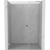 Mexen Lunar-B L vasakpoolne dušiuks, hingedega 120 cm, läbipaistev, kroom - 832SL-120-050-01-00-L