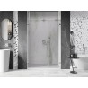 Mexen Lunar-B L vasakpoolne dušiuks, hingedega 120 cm, läbipaistev, kroom - 832SL-120-050-01-00-L