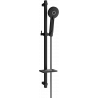 Mexen DQ40 sliding shower set, black - 785404581-70