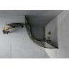 Mexen Rio halbkreis-Duschkabine 70 x 70 cm, grafit, gold - 863-070-070-50-40