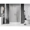 Mexen Lunar-B drzwi prysznicowe uchylne lewe 145 cm, transparent, chrom - 832S-145-050-01-00-L