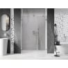 Mexen Lunar-B Left-Hand Hinged Shower Door 150 cm, Transparent, Chrome - 832S-150-050-01-00-L