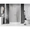 Mexen Lunar-B L porte de douche pivotante gauche 135 cm, transparent, blanc - 832SL-135-050-20-00-L