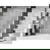 Mexen Lunar-B L Duschkabinentür links 145 cm, transparent, weiß - 832SL-145-050-20-00-L