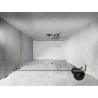Mexen Lunar-B L porte de douche pivotante gauche 115 cm, transparent, or brossé - 832SL-115-050-55-00-L
