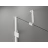 Mexen Lunar-B Duschkabinentür anschlagbar links 135 cm, transparent, weiß - 832S-135-050-20-00-L