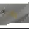 Mexen Lunar-B draaibare douchedeur links 135 cm, transparant, goud - 832S-135-050-50-00-L