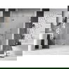 Mexen Lunar-F opvouwbare douchedeur links 130 cm, transparant, chroom - 836S-130-050-01-00-L