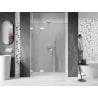 Mexen Lunar-F porte de douche pliante gauche 110 cm, transparent, blanc - 836S-110-050-20-00-L
