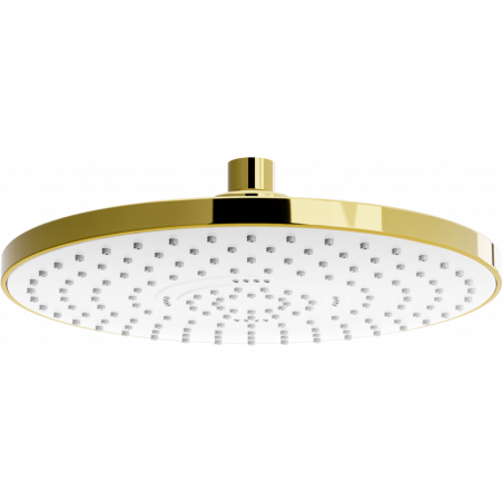 Mexen D-05 regndusch 22 cm, guld/vit - 79705-50