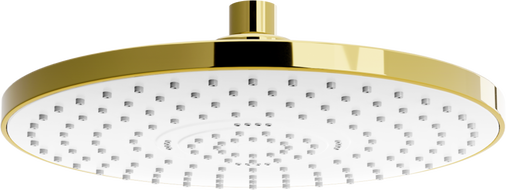 Mexen D-05 regndusch 22 cm, guld/vit - 79705-50