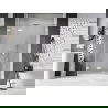 Mexen Lunar-F vouwdeur douchedeur links 145 cm, transparant, wit - 836S-145-050-20-00-L