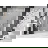 Mexen Lunar-F vouwdeur douchedeur links 145 cm, transparant, wit - 836S-145-050-20-00-L