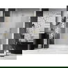 Mexen Lunar-B douchedeur links scharnierend 115 cm, transparant, goud geborsteld - 832S-115-050-55-00-L