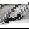 Mexen Lunar-B douchedeur links scharnierend 115 cm, transparant, goud geborsteld - 832S-115-050-55-00-L