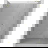 Mexen Lunar-B douchedeur links scharnierend 115 cm, transparant, goud geborsteld - 832S-115-050-55-00-L