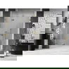 Mexen Lunar-F faltbare Duschwand linke 125 cm, transparent, gold - 836S-125-050-50-00-L