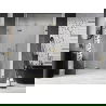 Mexen Lunar-F faltbare Duschwand linke 125 cm, transparent, gold - 836S-125-050-50-00-L