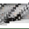 Mexen Lunar-B draaideur voor douche links 120 cm, transparant, roze goud - 832S-120-050-60-00-L