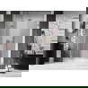 Mexen Lunar-F vouwdeuren voor douche links 120 cm, transparant, geborsteld koper - 836S-120-050-65-00-L
