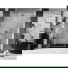 Mexen Lunar-B douchedeur opendraaiend links 115 cm, transparant, geborsteld koper - 832S-115-050-65-00-L