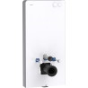 Mexen Tex Air G pneumatic surface-mounted WC frame, white glass - 61150A-20