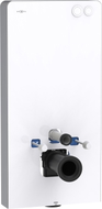 Mexen Tex Air G pneumatic surface-mounted WC frame, white glass - 61150A-20