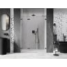 Mexen Lunar-F folding shower door left 120 cm, transparent, gun gray brushed - 836S-120-050-66-00-L