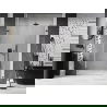 Mexen Lunar-B Duschabtrennung links öffnend 110 cm, transparent, gebürstet gun gray - 832S-110-050-66-00-L