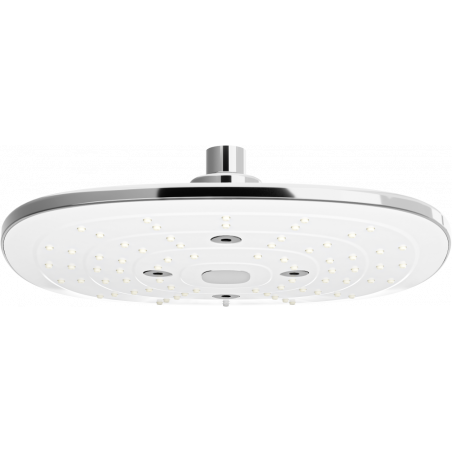 Mexen D-17 chuveiro 24x24 cm, cromado/branco - 79717-02