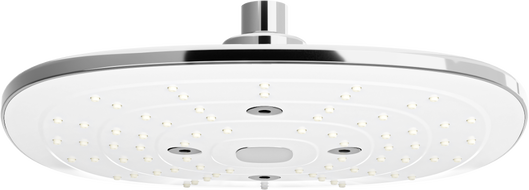 Mexen D-17 prha 24x24 cm, krom/bela - 79717-02