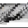 Mexen Lunar-B douchedeur draaibaar links 115 cm, transparant, geborsteld kanongrijs - 832S-115-050-66-00-L