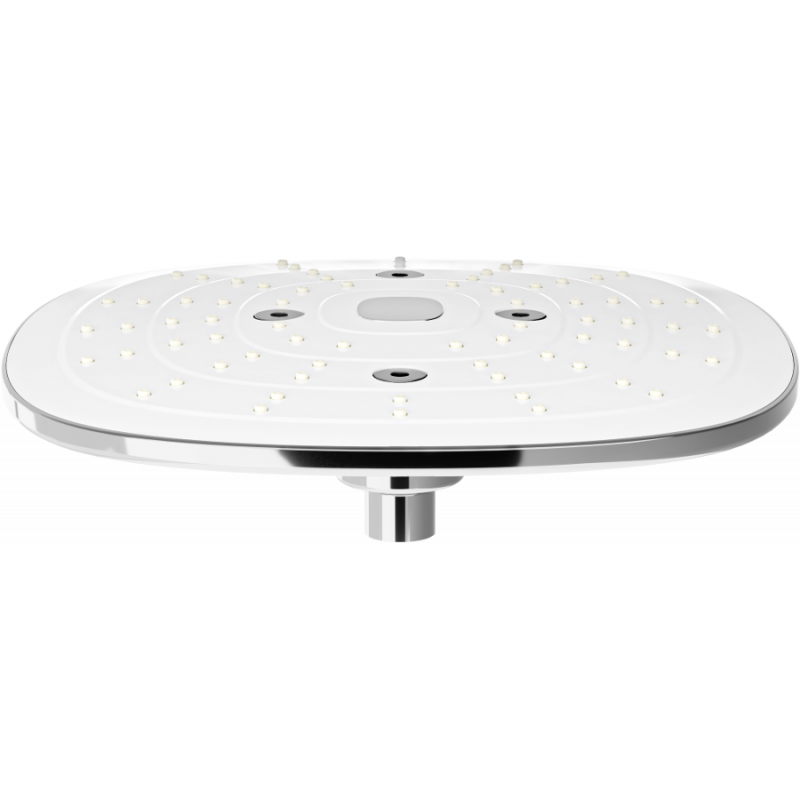 Mexen D-17 rain shower 24x24 cm, chrome/white - 79717-02