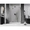 Mexen Lunar-F dušiuks ustlev tu 140 cm, läbipaistev, gun metal - 836S-140-050-95-00-L