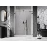 Mexen Lunar-B porte de douche pivotante gauche 130 cm, transparent, gris canon brossé - 832S-130-050-66-00-L