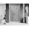 Mexen Lunar-F faltbare Duschkabinentür rechts 130 cm, transparent, Chrom - 836S-130-050-01-00-P
