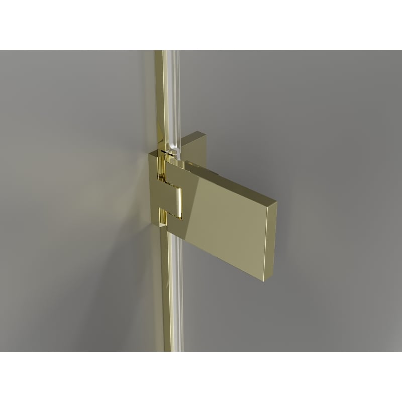 Mexen Lunar-F porte de douche pliante droite 110 cm, transparent, doré - 836S-110-050-50-00-P