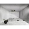 Mexen Lunar-F porte de douche pliantes droite 125 cm, transparent, doré - 836S-125-050-50-00-P