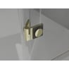 Mexen Lunar-F porte de douche pliante droite 130 cm, transparent, doré - 836S-130-050-50-00-P