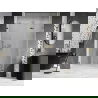 Mexen Lunar-F porte de douche pliante droite 130 cm, transparent, doré - 836S-130-050-50-00-P