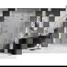 Mexen Lunar-F opvouwbare douchedeur rechts 130 cm, transparant, goud - 836S-130-050-50-00-P