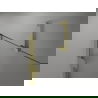 Mexen Lunar-F vouwdeur douchedeur rechts 120 cm, transparant, goud geborsteld - 836S-120-050-55-00-P