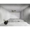 Mexen Lunar-F porte de douche pliantes droites 150 cm, transparent, or brossé - 836S-150-050-55-00-P