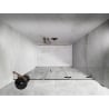 Mexen Lunar-F faltbare Duschabtrennung rechts 135 cm, transparent, gebürstetes Kupfer - 836S-135-050-65-00-P